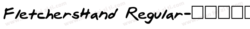 FletchersHand Regular字体转换
